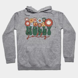 Holly Jolly Floral Hoodie